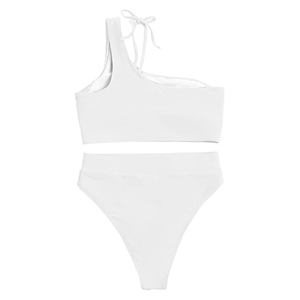 Conjuntos de bikini de playa de alta calidad hechos en Pakistán Conjunto de bikini de cintura alta para mujer a la venta en línea - Product Image 1