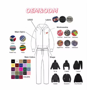 Vente en gros de sweats à capuche unisexes en molleton français 100% coton, écologiques, avec poche personnalisée, poids lourd 560 g/m², double couche - Product Image 6