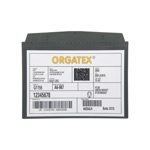 Taschina magnetica DIN A7 orizzontale con 1 striscia magnetica, grigio scuro, 10 pz. / confezione. - MA7110-06 - Product Image 1