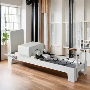 Attrezzatura Yoga professionale Pilates Core letto macchina legno quercia Pilates riformatore