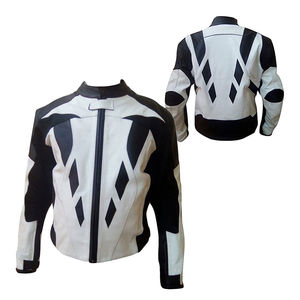 Veste en cuir de moto pour hommes de haute qualité avec pantalon couleur unie dernière conception pour la saison d'hiver de course prix raisonnable - Product Image 6