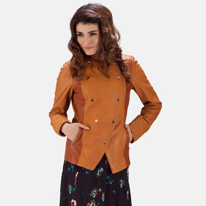 New Arrival Design <b>Winter</b> Women <b>Leather</b> <b>Jackets</b> Zipper Design Outwear Fashion Female <b>Jacket</b> by Standard International - Product Image 6
