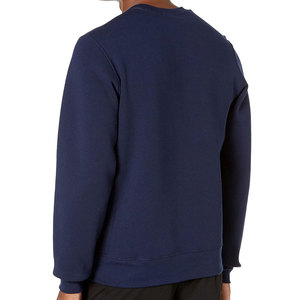 Bleu marine couleur Oem échantillon fabricant hommes sweat 100% coton léger Logo personnalisé impression hommes sweats respirants - Product Image 2