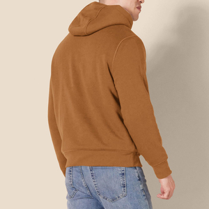 Sweat à capuche personnalisé pour homme, manches longues, en molleton de coton, sweat à capuche uni personnalisé avec votre logo - Product Image 2