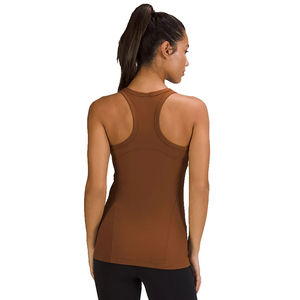 Camiseta sin mangas sostenible para mujer, ropa de verano ajustada, camiseta sin mangas de Material de poliéster/algodón antiencogimiento para mujer - Product Image 4