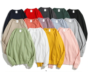 Sweat-shirt personnalisé Vintage manches longues sweats en coton sweat-shirt ras du cou en éponge français vintage respirant et durable - Product Image 1