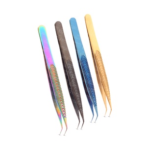 Tension équilibrée pour le contrôle et le ramassage des cils isolant les cils naturels extension de cils pince à épiler de marque privée - Product Image 4