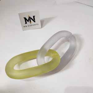 Décoration murale en chaîne reliée faite à la main personnalisée, objet en résine, décoration de pièce, articles les plus adorables, design d'art mural en chaîne acrylique - Product Image 2