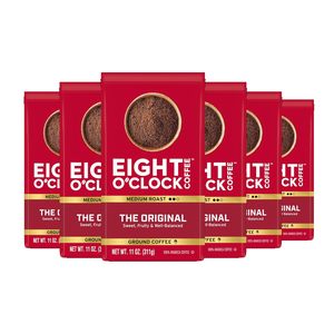 Café Eight O'Clock The Original, Café Molido de Tueste Medio 100% Arábica, Dulce, Afrutado, Bien Equilibrado, 11 Onzas (Paquete de 6) - Product Image 4