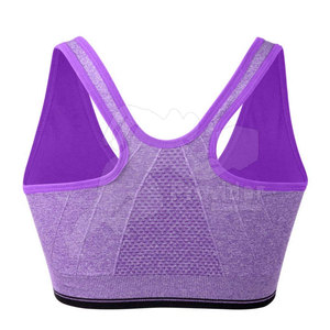 Sujetador Deportivo de Yoga para Mujer, de Alta Sujeción, Ecológico, Transpirable, con Logotipo Frontal y Tirantes Ajustables para Entrenamiento Físico - Product Image 3