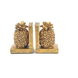 Sujetalibros decorativos Sujetalibros de metal Sujetador de grabado Estos sujetalibros resistentes mantienen sus libros y papeles de forma segura en su lugar - Product Image 5