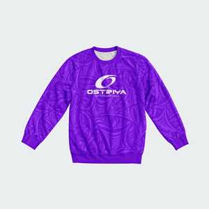 Sudadera de Cuello Redondo para Hombre, Estilo Francés, Tejido Grueso, Corte Regular, Personalizada con Servicio OEM al por Mayor, Invierno 2026, Estampada, 100% Algodón - Product Image 6