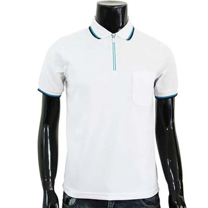 OEM Service Men's <b>Half</b> Zip for Polo <b>Shirts</b> Custom Embroidery Oversize Cotton Plus Size Casual Style Solid Made Pakistan Men - Product Image 1