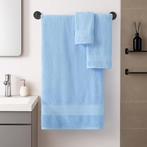 Premium Quality 100% Cotton <b>Bath</b> <b>Towel</b> <b>Sets</b> Quick-Dry Woven 5 Star Luxury Hotel Hand <b>Towels</b> Wholesale Customized ODM - Product Image 4
