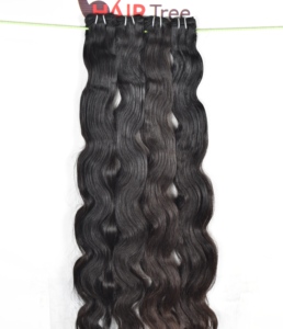 Extensiones de Cabello Humano Virgen Crudo de Doble Trama, Sin Procesar, Naturales, Onduladas, Suaves y Sedosas, en Venta - Product Image 2