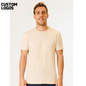 100% coton Loos Fit T-shirts personnalisés Streetwear T-shirts de couleur unie surdimensionnés - Product Image 1