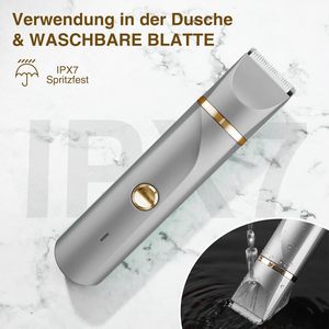 Afeitadora Rotatoria Recargable para Zona Íntima Femenina, Resistente al Agua IPX7, Afeitadora Eléctrica de Repuesto para Bikini, Lavable - Product Image 3