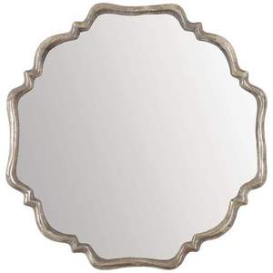 Miroir mural en métal de décoration intérieure moderne fait à la main en fer forgé de qualité supérieure, motif de fleurs, miroir suspendu pour la décoration d'hôtel - Product Image 2