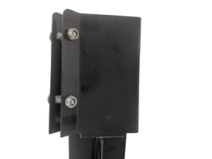 Anclaje de poste de valla de picos de tierra negros de metal para poste de 4x4 - Product Image 6