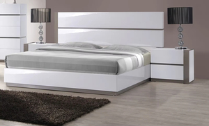 Prix d'usine LED lit moderne, vente en gros de meubles classiques, grand lit en bois de haute qualité, ensemble pour chambre à coucher vendu à chaud - Product Image 3