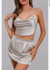 Camisón de Modal de encaje sexy para mujer por encima de la rodilla Babymoon ropa de dormir para la primera cita en verano - Product Image 6