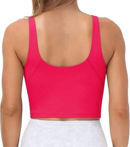 Débardeurs sans manches pour femmes Débardeur côtelé avec cordon de serrage sur le côté - Product Image 3