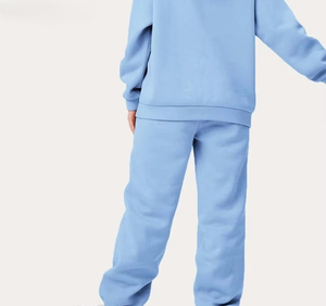 High Street Hommes Casual Sports Boxy Fit Hoodie Sweatpants Set Custom Design Respirant Jogging Suit avec Loose Flared Tracksuit - Product Image 5