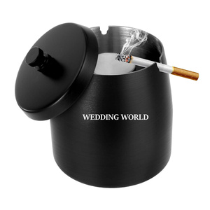 Sixteen Hole Metal Ashtray Black Finished Designer Tabletop Ashtray Classic Stylish Wholesale New Metal Ashtray - Product Image 4