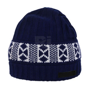 Hot Selling Low MOQ Custom Made Design Jacquard Beanies Hat Durable Material Lightweight Breathable Beanies Hat - Product Image 1