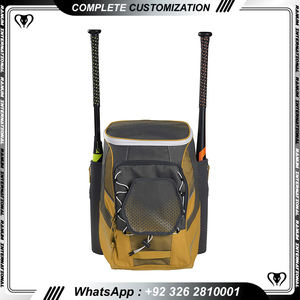 top Selling Sports With Shoes Compartment Best Seller Backpack For Student College <b>Bat</b> Batting Helmet - Product Image 4