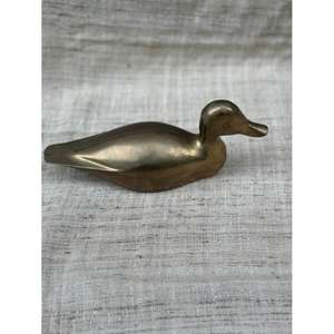 Sculpture décorative de canard miniature faite à la main en métal artisanat intérieur décoration de la maison Figurine ornement de canard antique pour le jardin - Product Image 6