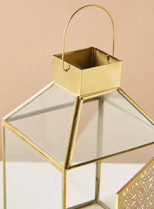 Latest Design Luxury <b>Gold</b> Metal Candle Holder <b>Lantern</b> Decorative Moroccan Standard Size <b>Lanterns</b> - Product Image 2