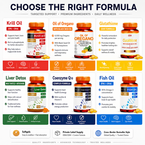 En stock : Multivitamines tout-en-un en gélules molles, huile de krill, huile de poisson, glutathion, chardon-marie, CoQ10 avec huile de nigelle, huile d'origan, huile d'<span class=keywords><strong>ail</strong></span> - Product Image 5