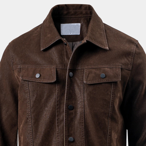 Veste en jean personnalisable ODM du fabricant direct, marron foncé, olive foncé, manches longues, style urbain d'hiver, vêtements de neige, marin 3D - Product Image 2