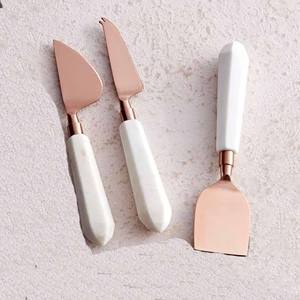 Cute <b>Cheese</b> <b>Knives</b> <b>Set</b> MOP Embossed Handmade Handle Brass Silver Polished <b>Cheese</b> <b>Set</b> Western Style Inexpensive <b>Cheese</b> Tool <b>Set</b> - Product Image 3