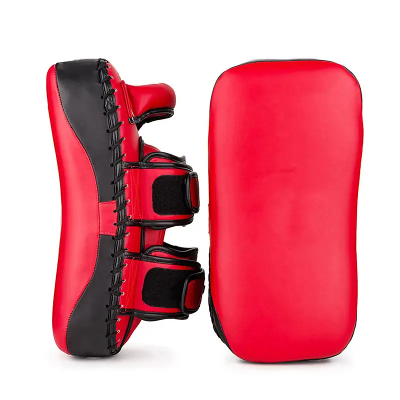 Pro Kulit Kick Boxing MMA Muay Thai Fokus Pad Fokus Mitt Buatan Pakistan Oleh Faziapex