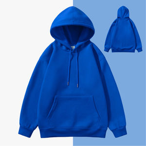 Vente en gros 100% coton Oem Logo personnalisé Ensemble de sweat à capuche unisexe Sweats à capuche unis brodés par le fabricant pour hommes hiver - Product Image 6