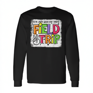 Camiseta de manga larga Field Trip para niños, unisex, cuello redondo, para la vuelta al cole - Product Image 2