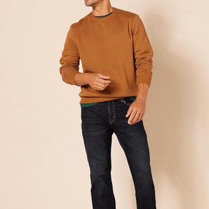 Sweat-shirt en molleton décontracté pour homme, taille plus, avec logo personnalisé, style unique, 100% coton, motif uni, hiver, vente flash - Product Image 4