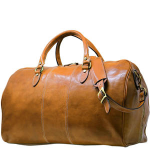 Bolsa de viaje de mano personalizada Deportes Gimnasio Cuero Weekender Overnight Duffle Equipaje Bolsa de viaje de cuero personalizada para hombres - Product Image 3