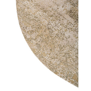 Alfombra Kavi Ivory de Lana y Seda de Bambú Anudada a Mano, Colección Afterglow, 10 mm, Abstracta, para el Hogar, Pasillo, Rectangular, para Adolescentes-Akwb-13015 - Product Image 4