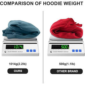 เสื้อมีฮู้ดสำหรับผู้ชายผ้าฝ้าย400มีน้ำหนักมากเลือกโลโก้ได้ไซส์ใหญ่พิเศษซักได้สำหรับฤดูใบไม้ร่วง - Product Image 5