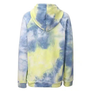 Sweats à capuche en polaire polyester/coton tie-dye personnalisés avec logo et couleur pour hommes, manches longues, impression numérique pour l'hiver - Product Image 6