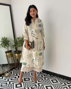 ART RIDHHS FLEX COTTON <b>KURTI</b> WITH PLAZZO SET <b>KURTI</b> MANUFACTURER IN INDIA ART RIDHHS - Product Image 1