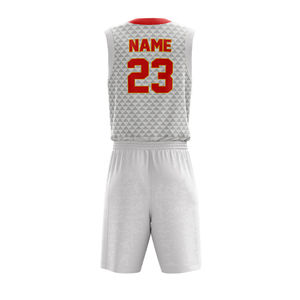 Tenues de sport unisexes les plus vendues en 2026, ensembles de maillots de basket-ball, impression de logo personnalisée, matière 100% polyester - Product Image 3
