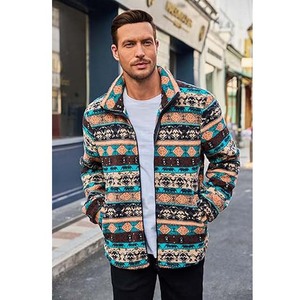 Veste polaire d'hivernage veste brodée à quantité minimale de commande bas homme randonnée manteaux en gros pour hommes patchs personnalisés veste d'hiver Sherpa - Product Image 2