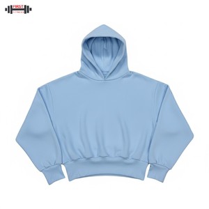 Sudaderas con capucha en blanco Fabricante Lujo 300gsm Invierno Liso Teñido Gota Hombro French Terry 100% Algodón Sudadera con capucha de alta calidad de gran tamaño - Product Image 1