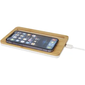 Caricatore Wireless in Bambù Medake, Accessori Ecologici per Ufficio - Product Image 1