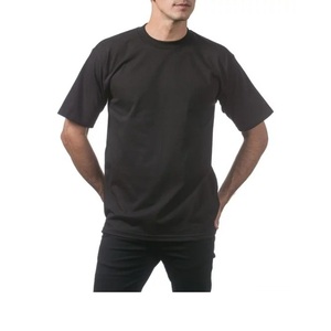 Camiseta 100% de algodón de alta calidad para hombre, Color sólido, estampado personalizado, gráfico frontal en blanco, cuello redondo, tela de punto ecológica 220 GSM - Product Image 4