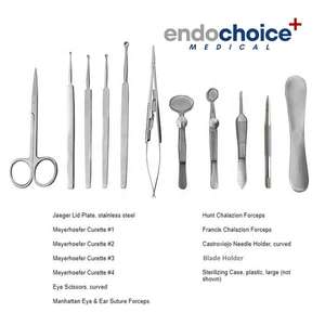 Ensemble d'instruments Chalazion en acier inoxydable de haute qualité 12 pièces pour la chirurgie ophtalmique avec boîtier de stérilisation - Product Image 2